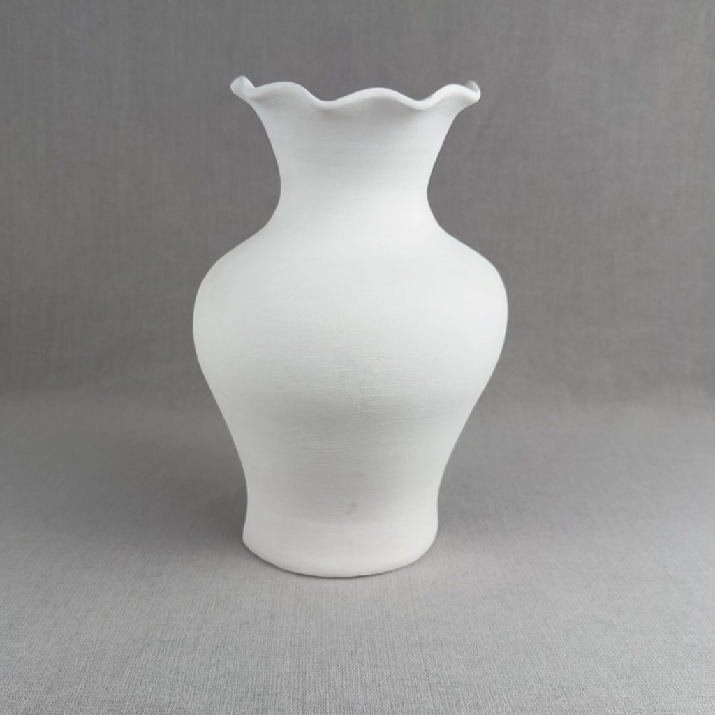 White Ceramic Decorative Vase